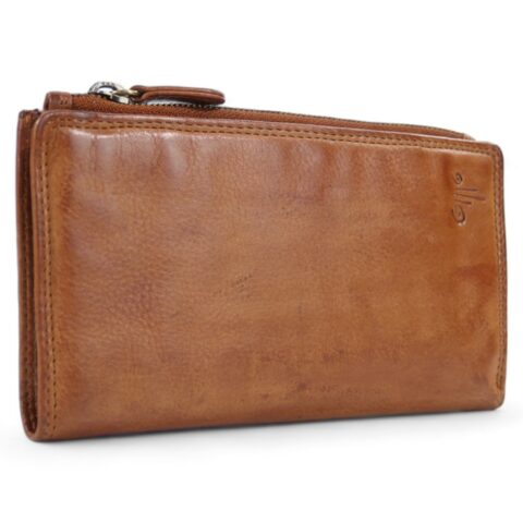 Kion Πορτοφόλι Από Γνήσιο Vintage Μαλακό Δέρμα (WS 57146-Cognac)