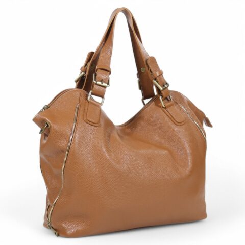Passaggio Leather Τσάντα Ώμου Από Γνήσιο Δέρμα (Italy-Ταμπά)