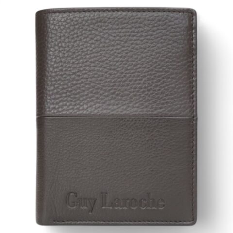 Guy Laroche Ανδρικό Πορτοφόλι Από Γνήσιο Δέρμα (37708 Brown)