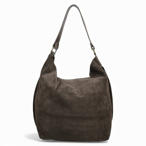 Passaggio Leather Shopping Τσάντα Ώμου Από Γνήσιο Καστόρι Δέρμα (chocolate brown-Italy)