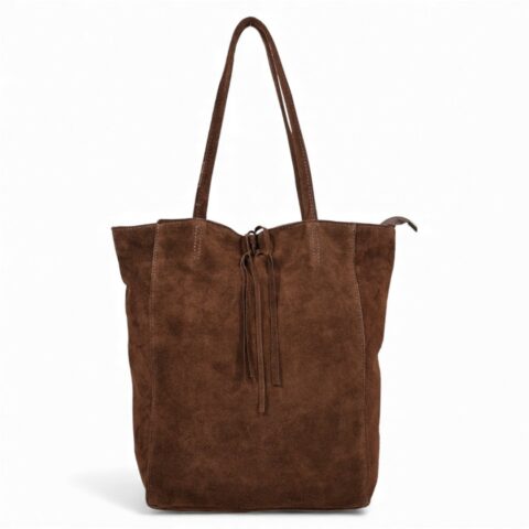 Passaggio Leather Τσάντα Ώμου Από Γνήσιο Καστόρι Δέρμα (Καφέ)