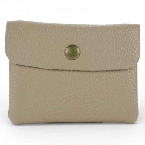 Δερμάτινο πορτοφολάκι COLORE: TAUPE