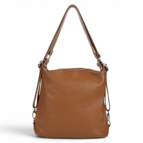 Passaggio Leather Δερμάτινο σακίδιο πλάτης & τσάντα ώμου (Ταμπά)